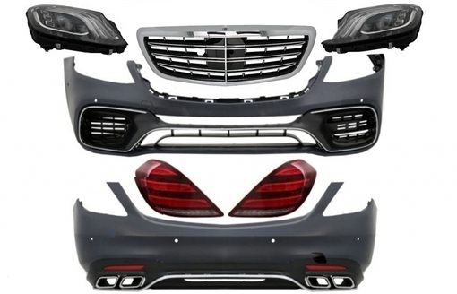 Рестайлинг комплект S63 AMG 2017+ для Mercedes-Benz S-Class W222 (2013-2021)